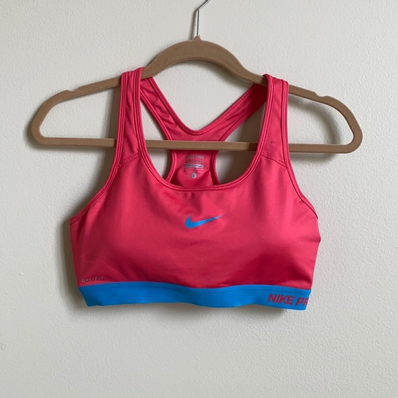 Nike Other - 💗NWOT- Nike Pro Dri Fit Pink & Blue Sportsbra L💗